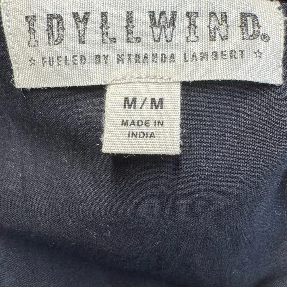 Idyllwind Fueled by Miranda Lambert Zelida Embroidered Halter Lined Dress M #205